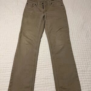 Levi’s 511 light khaki pants 30x32